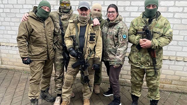 Вице-мэр Краснодара рассказала, как отправилась на Донбасс поддержать бойцов и как привыкала к взрывам Фото: t.me/emnaumov