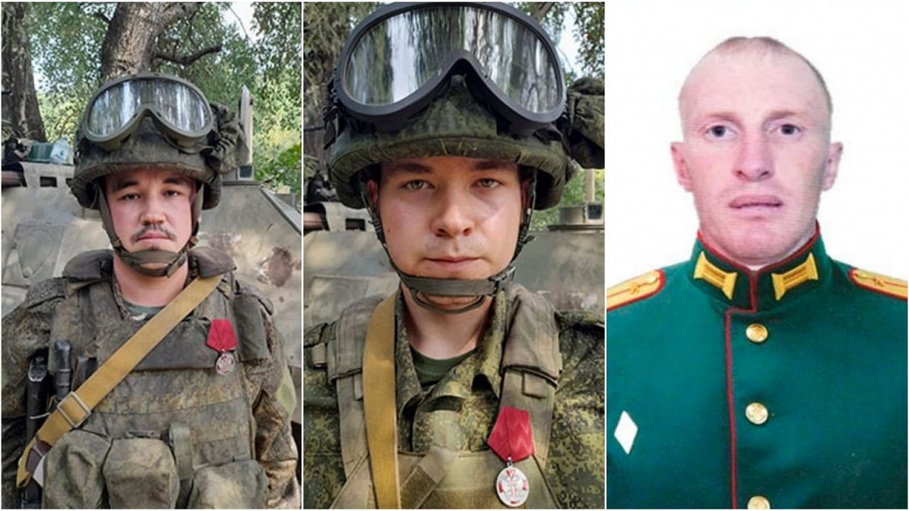 Капитан Дмитрий Лебедев, лейтенант Игорь Гвоздев и лейтенант Дмитрий Траценко. Фото: Министерство обороны РФ