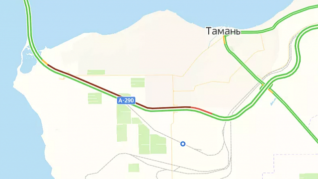 Обстановка перед Крымским мостом: в воскресенье со стороны Кубани образовалась пробка в 6 км