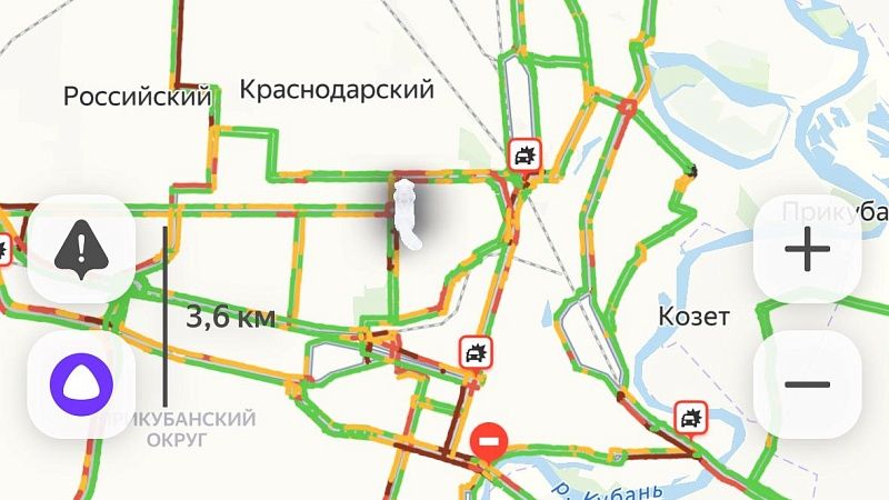 Предпраздничные пробки сковали Краснодар