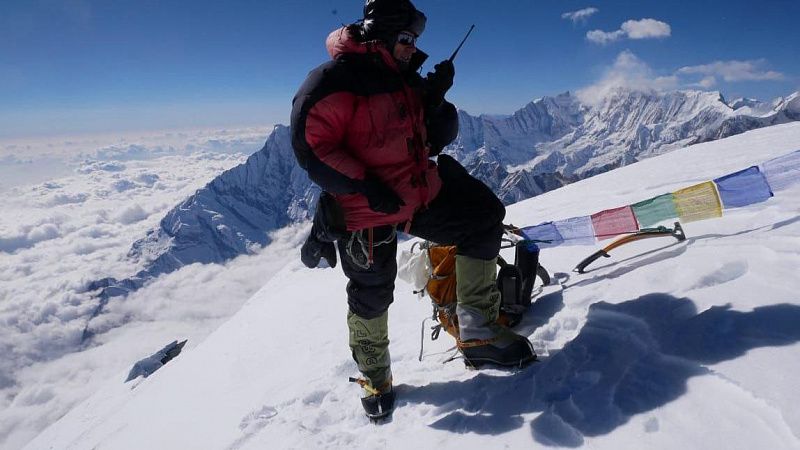 В Краснодаре встретили кубанских альпинистов, покоривших одну из сложных вершин Гималаев