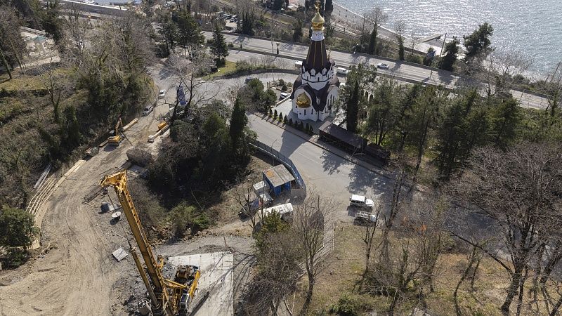 Дорожники начали работы в рамках четвертого этапа строительства обхода Адлера