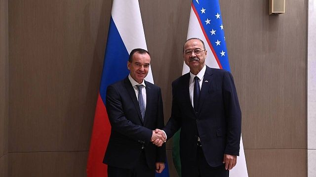Губернатор Кубани встретился с премьер-министром Узбекистана. Фото: пресс-служба администрации Краснодарского края