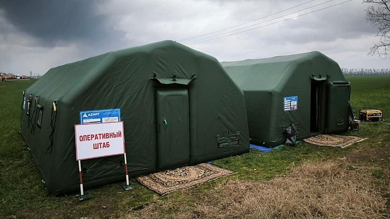 Оперштаб: обеспечили бесперебойную подачу воды для тушения НПС в Кавказской 