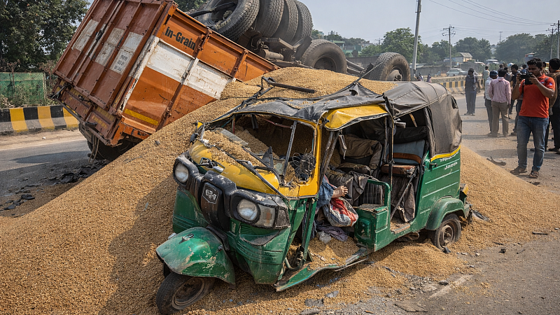 Молодожены погибли в ДТП с грузовиком на следующий день после свадьбы в Индии