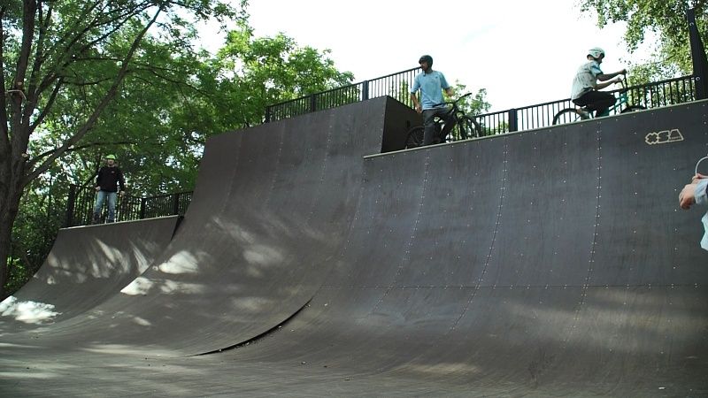 Первые испытания новой BMX-площадки в Краснодаре прошли успешно