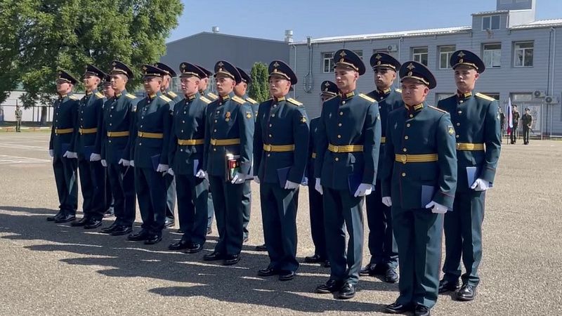 Выпускники военного учебного центра КубГАУ получили дипломы