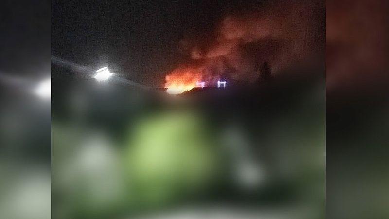 Очевидцы сняли на видео атаку сотни БПЛА на Брянскую область