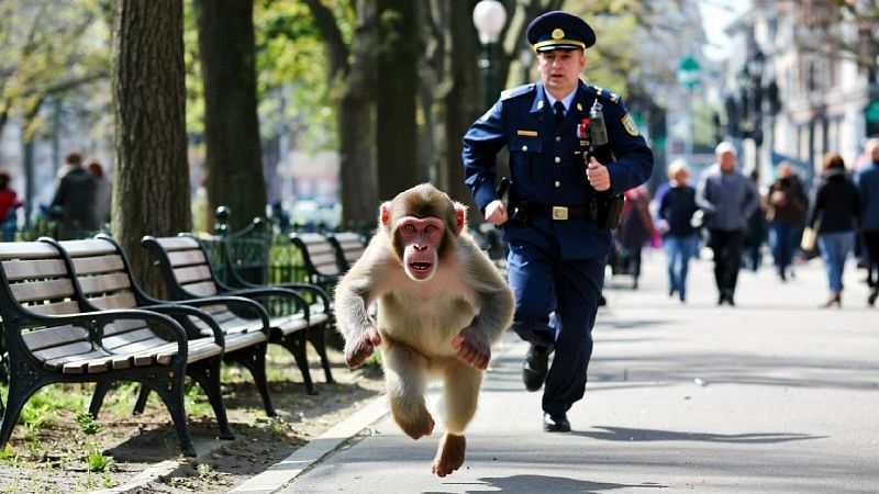 Макаки с гепатитом и ковидом сбежали после аварии грузовика в США