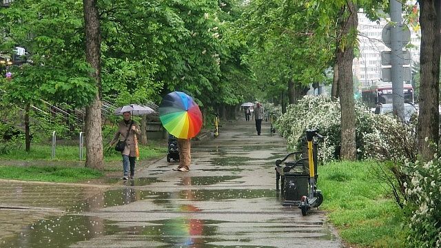 Дождь с грозой ожидаются 9 апреля в Краснодаре