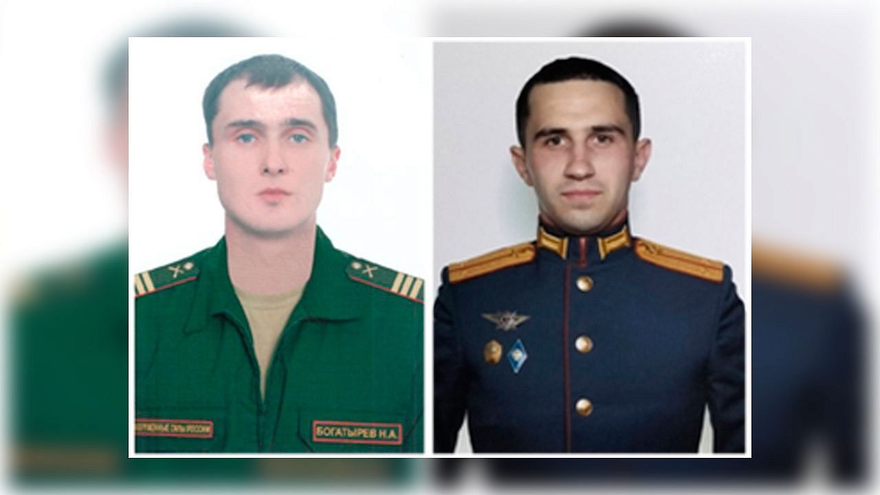 Сержант Никита Богатырев и лейтенант Валерий Гуров. Фото: Министерство обороны РФ