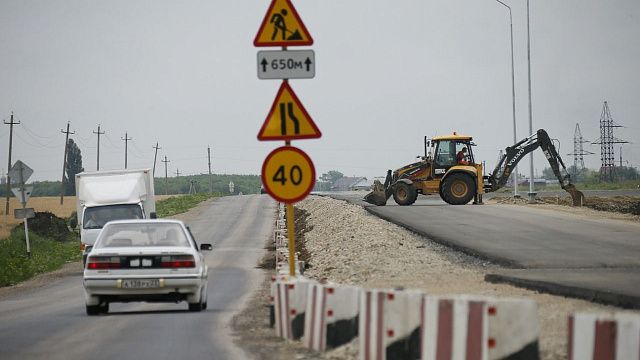 На подъезде к Краснодару из-за ремонта мостов изменят схему движения автомобилей