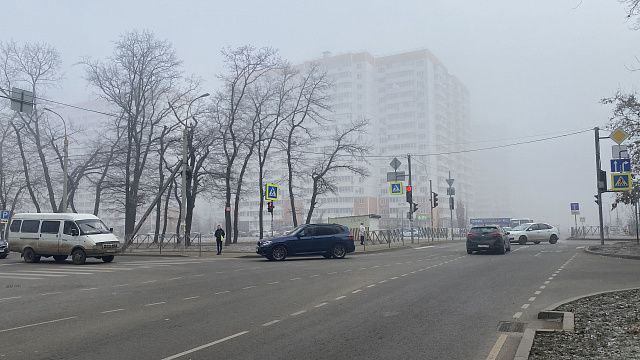 27 января Краснодар и край погрузятся в туман Фото: телеканал «Краснодар»