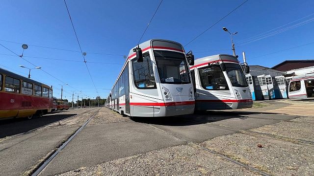 Последние два трамвая из партии 2025 года прибыли в Краснодар 