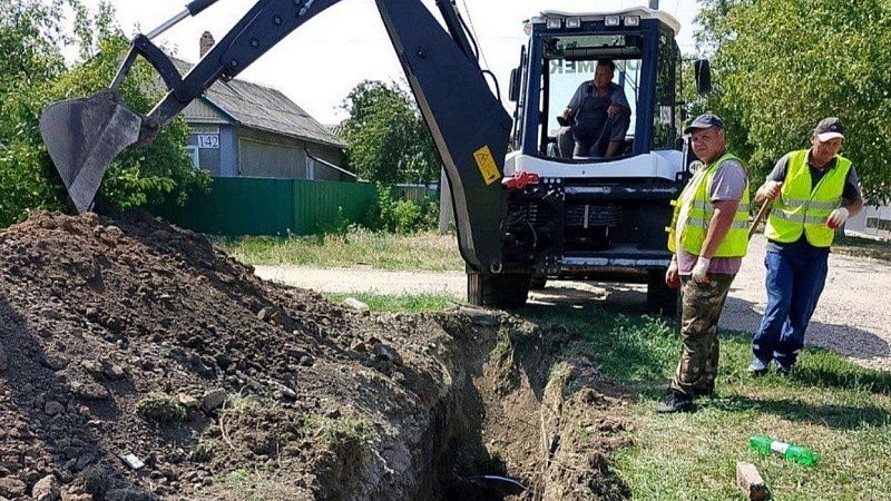 Обновление водопроводных сетей в рамках нацпроекта началось в Каневском районе