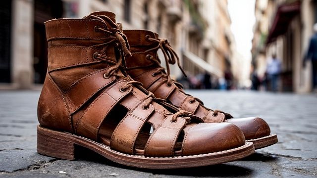 Археологи начали изучать историю гигантской обуви римлян, найденной в Англии