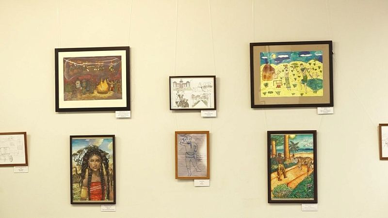 В Краснодаре открыли международную выставку детского творчества «Рисуем Африку»