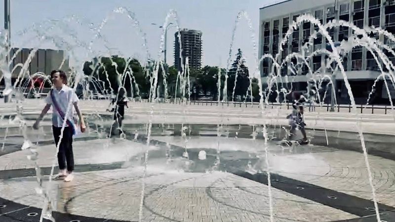 В Краснодаре в День последних звонков отключили городские фонтаны