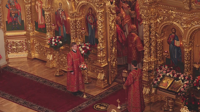 В Свято-Екатерининском соборе Краснодара прошло большое богослужение в честь Дня святой Екатерины