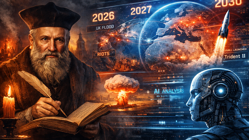 Искусственный интеллект расшифровал предсказания Нострадамуса на 2026 год  