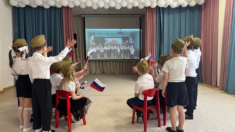 Торжественные мероприятия ко Дню Победы проходят в 188 детских садах Краснодара 