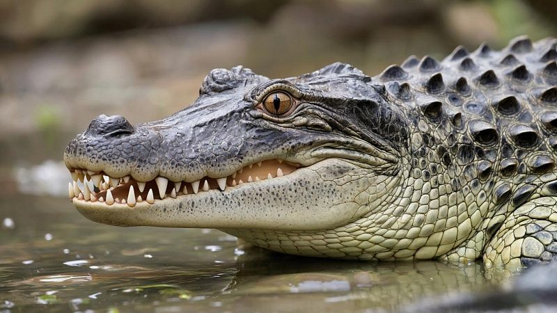 Крокодил напал на иностранца в Малайзии 