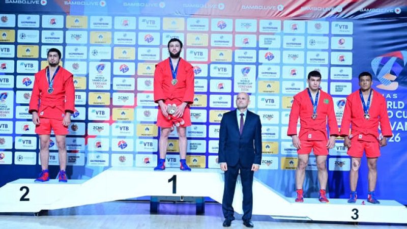 Кубанские самбисты привезли четыре награды с Кубка мира в Ереване