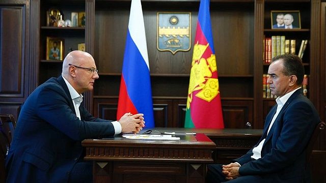 Вениамин Кондратьев провёл рабочую встречу с вице-премьером России 