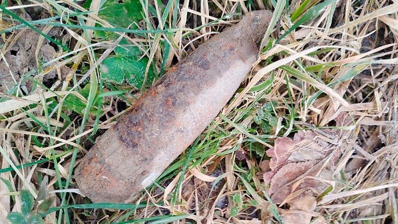 Житель Кубани нашел снаряд времен ВОВ на своей даче