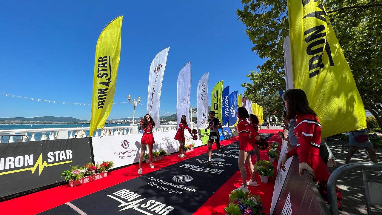 В Геленджике проходит заключительные этап триатлона Ironstar Фото: Телеканал «Краснодар»
