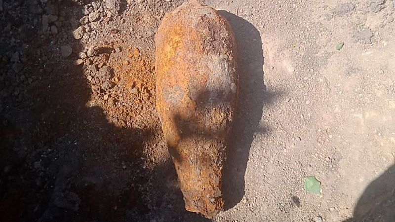 Авиабомбу времен ВОВ обнаружил во дворе при строительстве септика житель Кубани