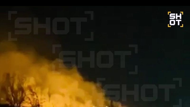 В сети появилось видео с последствиями атаки БПЛА на Славянск-на-Кубани 