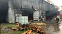 Склад с пенопластом загорелся на улице Калинина в Красноярске