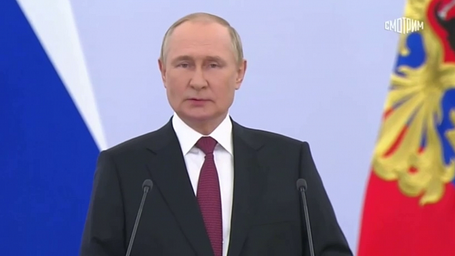 Владимир Путин о новых регионах: «Они сделали выбор быть со своим народом. Быть с Родиной» Фото: скриншот "Смотрим"