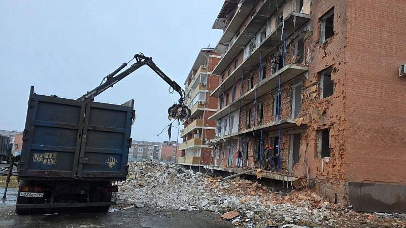 В сети показали видео восстановления инфраструктуры после ЧС в Новой Адыгее