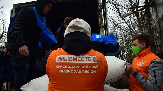 Вениамин Кондратьев: волонтерское движение Кубани насчитывает больше 116 тысяч человек Фото: t.me/kondratyevvi