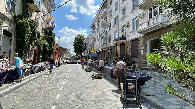 Улица Чапаева снова станет пешеходной. Фото: архив телеканала «Краснодар»