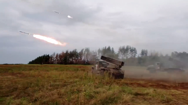 Российские войска за сутки уничтожили в небе 13 беспилотников и 19 ракет Фото: Минобороны России