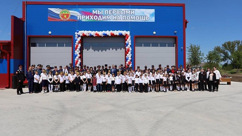 Новое пожарное депо открыли в Брюховецком районе