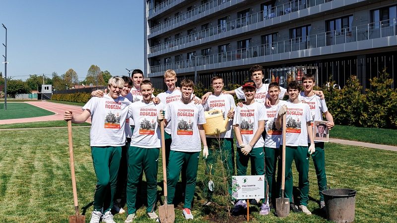 Юные баскетболисты посадили «дерево памяти» в честь героев войны в Краснодаре