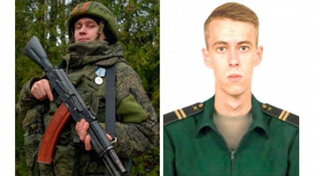 Младший сержант Алексей Фомин и ефрейтор Андрей Бурнашов. Фото: Министерство обороны РФ
