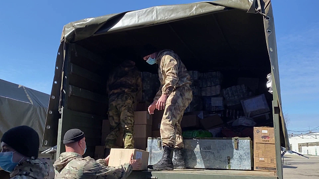 «Боевое Братство» Краснодара направило 10 тонн гуманитарной помощи жителям Донбасса