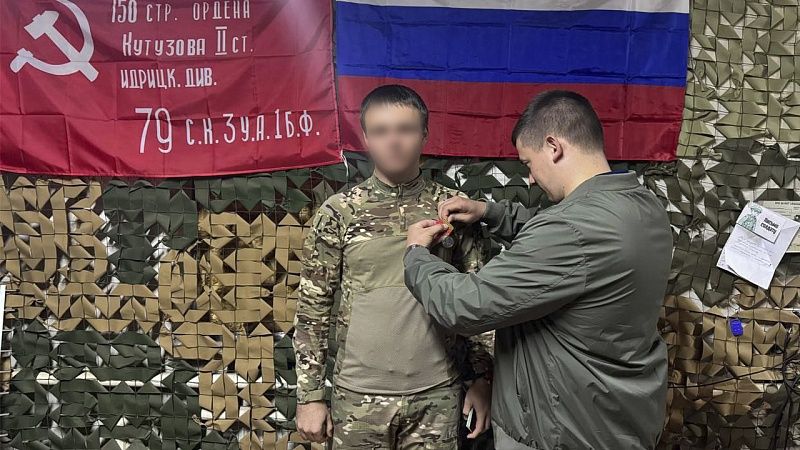 Медали Жукова за отвагу на СВО удостоен боец из Новороссийска