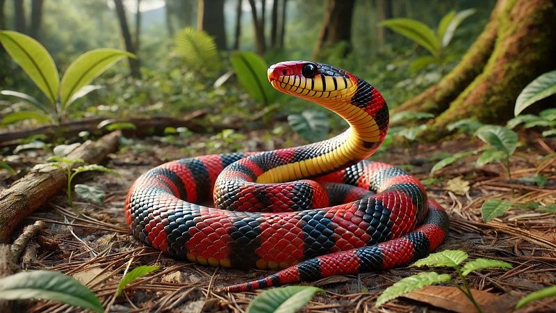 Охранница детсада укусила напавшую на неё ядовитую змею в Бразилии