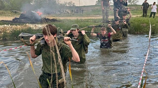 Военно-патриотическая игра «Зарница» состоялась в Лабинском районе 