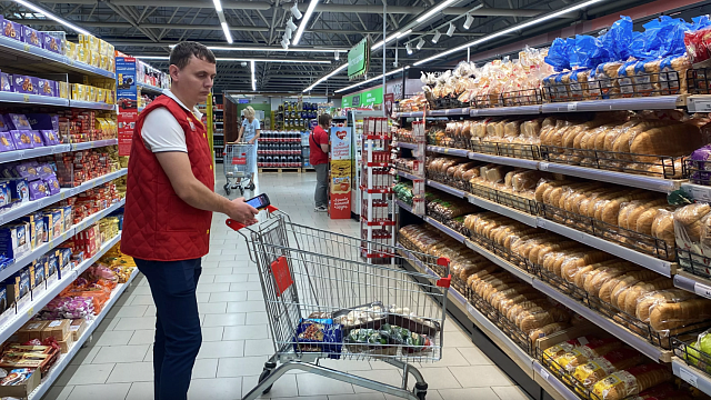 Один из крупнейших магазинов запустил непродовольственный фудшеринг. Фото: телеканал «Краснодар»