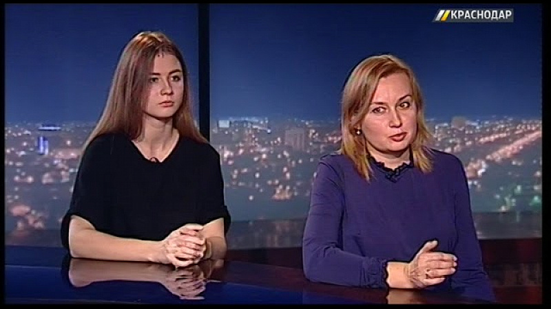Светлана Смольская, замглавы управления по делам молодежи Краснодара; Софья Похилько, председатель ученического совета Краснодара