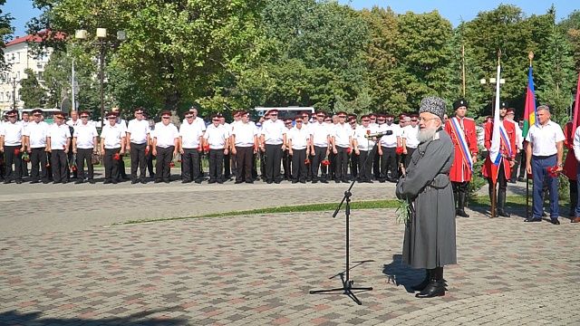 Память погибших казаков в Первой мировой войне почтили в Краснодаре