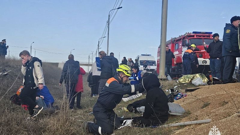 Число пострадавших в ДТП с пассажирским автобусом в Крыму возросло до 22 человек