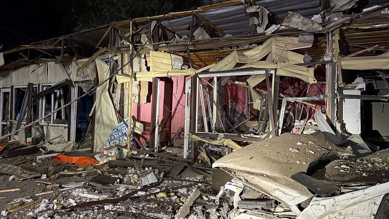 Появились кадры с места взрывов беспилотников ВСУ в Батайске